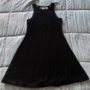Black Velvet Mini Dress